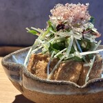 炭焼 おかげさん - 高坂鶏鳥油で揚げた揚げ出し豆腐