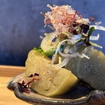 炭焼 おかげさん - 翡翠茄子揚げひたし