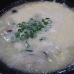 炭火焼鳥 おんどり - 鶏出汁のたまご雑炊