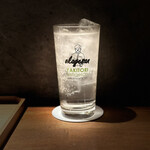 炭焼 おかげさん - 三岳ソーダ割り