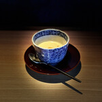 炭焼 おかげさん - 新玉葱冷製スープ