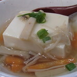 炭火焼鳥 おんどり - 選べるお通しから、おんどり温奴～きのこあんかけ～