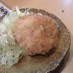 焼酎と手しごと料理の店　まさや - 140313新潟　まさや　海鮮メンチカツ