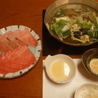 北新地しゃぶしゃぶすき焼き きらく - 