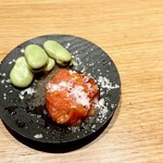 地葉はなれ - 2024.5.  シュガートマト & 蚕豆