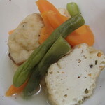 炭火焼鳥 おんどり - えらべるお通し　島田豆腐店のがんも