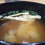 炭火焼鳥 おんどり - 味噌汁