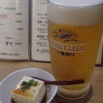 炭火焼鳥 おんどり - 大生と選べるお通しの一品