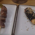 炭火焼鳥 おんどり - 砂肝、磯部