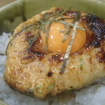 炭火焼鳥 おんどり - ミニ月見つくね丼