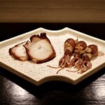 島津 - 横須賀 蛸と蛍烏賊の藁焼き