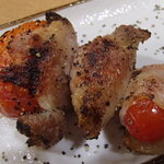 炭火焼鳥 おんどり - 豚巻きアイコ串