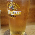 炭火焼鳥 おんどり - ランチビール