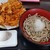 蕎麦 さだはる - 料理写真:天ぷらそば。かき揚げがデカい（笑）