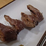 炭火焼鳥 おんどり - おまかせ5本　すなぎも