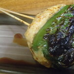 炭火焼鳥 おんどり - ピーマンつくね詰め