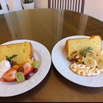 モッチモ・パスタ&CAFE - 極ふわシフォンケーキ　きなり