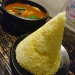 ラマイ 横浜伊勢佐木モール店 - チキンカレーアンブーン　ライスキンタマーニ