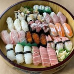 寿司一代 - 『おまかせ生寿司(3人前)』
