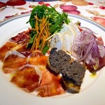 源泉掛け流しのちいさなホテル 塩原山荘 - 生ハムプレート