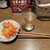 信州おさけ村 - 料理写真:ちょっと食べかけ、飲みかけ