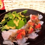 べヴィトーレ - 天然マダイのカルパッチョ