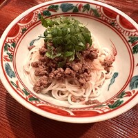 愚直に - 更科そばの坦々風