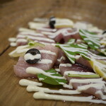 ゴッチョーサン - 気仙沼水揚げメカジキのカルパッチョ