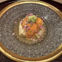 四ッ谷 みね村 - 水茄子は油通しして炊いたもの。冷たい餡をかけて。