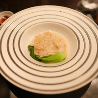 銀座 上瀧 - 気仙沼アオザメのフカヒレ、鶏白湯スープ、貝柱を加えて
