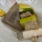 正宗屋 - ねぎま、こんにゃく