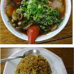 新福菜館 三条店 - チャーハン(小)セット。新福菜館三条店(京都市)食彩賓館撮影