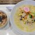 カインズキッチン - 料理写真:ちゃんぽん風ラーメンとミニチャーシュー丼