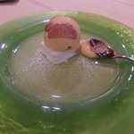 リストランテ ラ チャウ - 卵のジェラート　白トリュフ風味のミエーレと共に