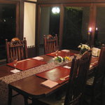 Meiji No Mori Mino Ooto Wa Sansou - 夕食を頂いた個室の夜の雰囲気