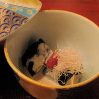 明治の森箕面 音羽山荘 - 先付：茄子利久煮