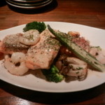 ビストロ酒場 ｌａｃ - サーモンと小エビのクリーム煮