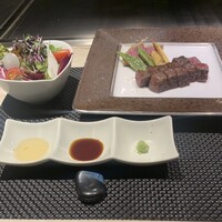 鉄板焼 ステーキ 北野坂 - 