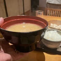 羅豚 はなれ - デカさ伝わるか⁈ちょっとびっくりな大きさの豚汁