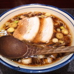 烈志笑魚油 麺香房 三く - 黒壺ラーメン６５０円