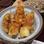 蕎匠 包丁切りそば みとう庵 - “天丼セット” 天丼