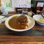 キッチンきねや - ハンバーグカレー+大盛り