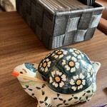 十割蕎麦 鴨料理 ならや - 亀で可愛い