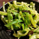 麺酒房 龍安 - ピーマン塩昆布