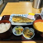 炭火焼専門食処 白銀屋 - とろさば旨塩焼き定食('24/06/07)