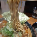 中華蕎麦 ひら井 - この細　自家製麺がやはり旨い