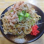 お好み焼き もり - ホルモンうどん　￥1,480