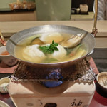 懐食　春慶　 - 【六皿目】蛤と脂目の山菜鍋