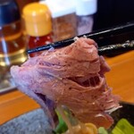 麺屋 真心 - ローストビーフ