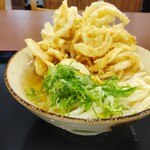 うどん天国 麺天 - かき揚げうどん@470